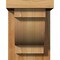 Ekena Millwork Alpine Rough Sawn Corbel w/Backplate, Western Red Cedar, 6"W x 8"D x 8"H COR06X08X08ALP01RWR - alternate 2